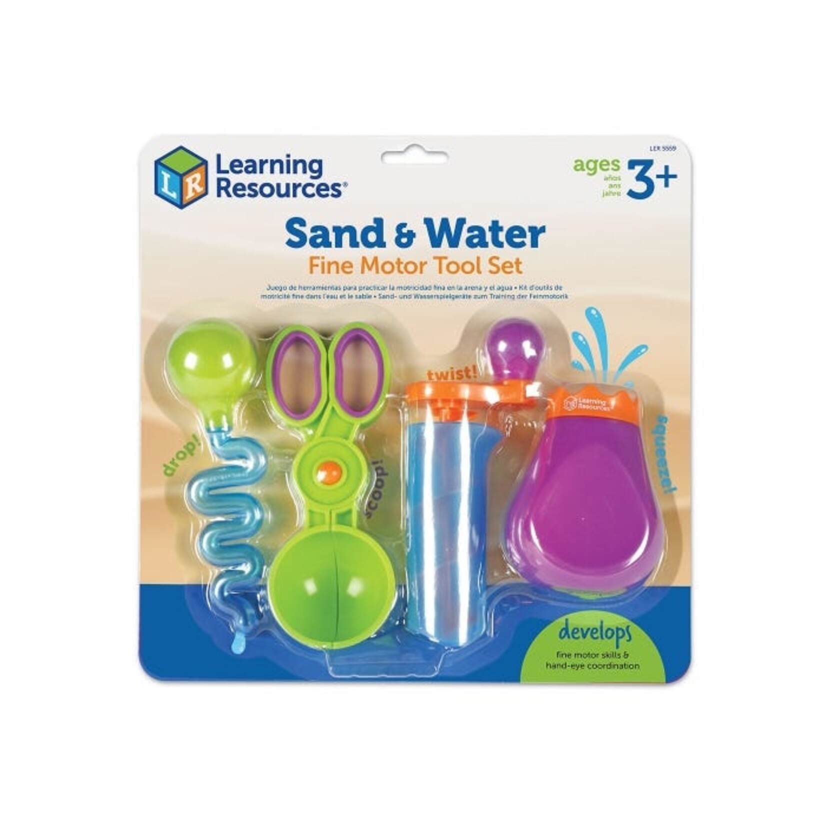 LEARNING RESOURCES INC Sand & Water Fine Motor Tool Set