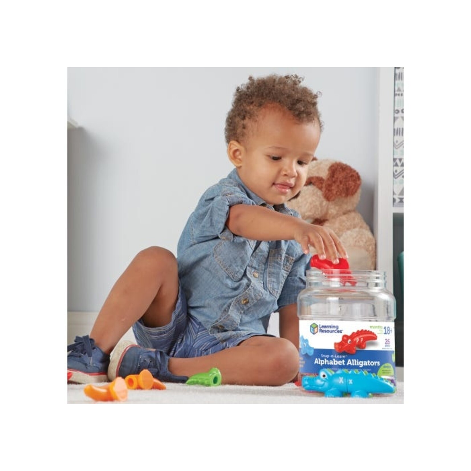 LEARNING RESOURCES INC Snap-n-Learn Alphabet Alligators
