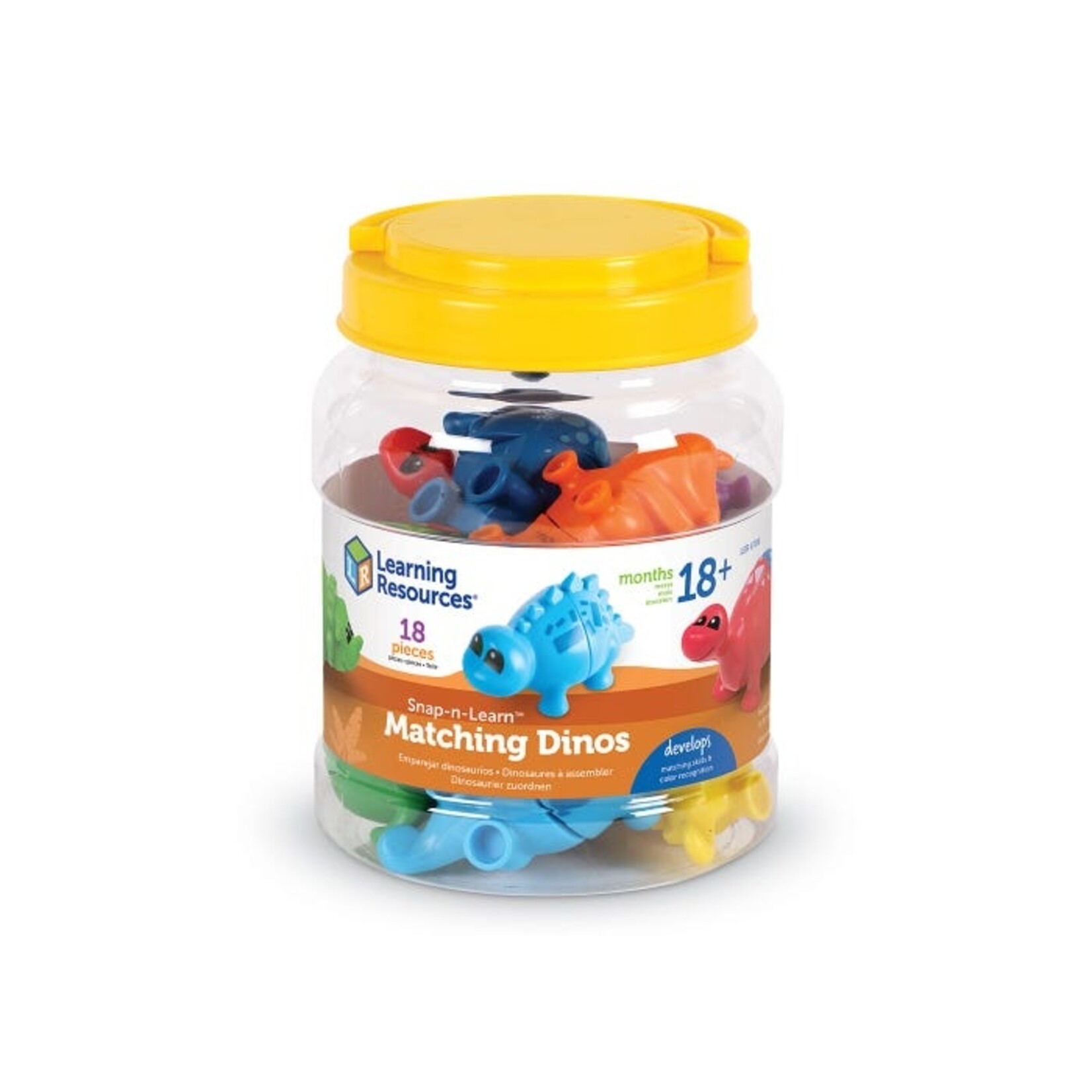 LEARNING RESOURCES INC Snap-n-Learn™ Matching Dinos