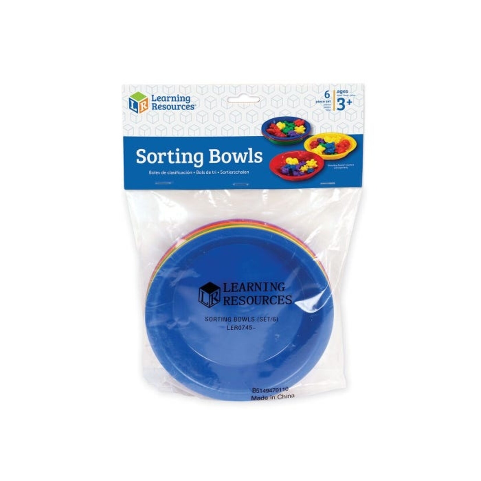 LEARNING RESOURCES INC Sorting Bowls (Set of 6)
