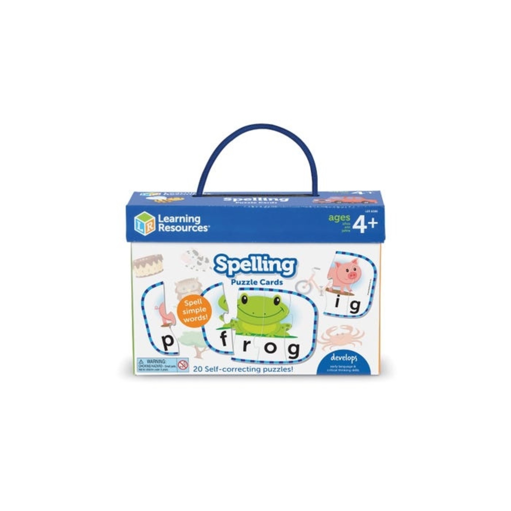LEARNING RESOURCES INC Spelling Puzzle Cards