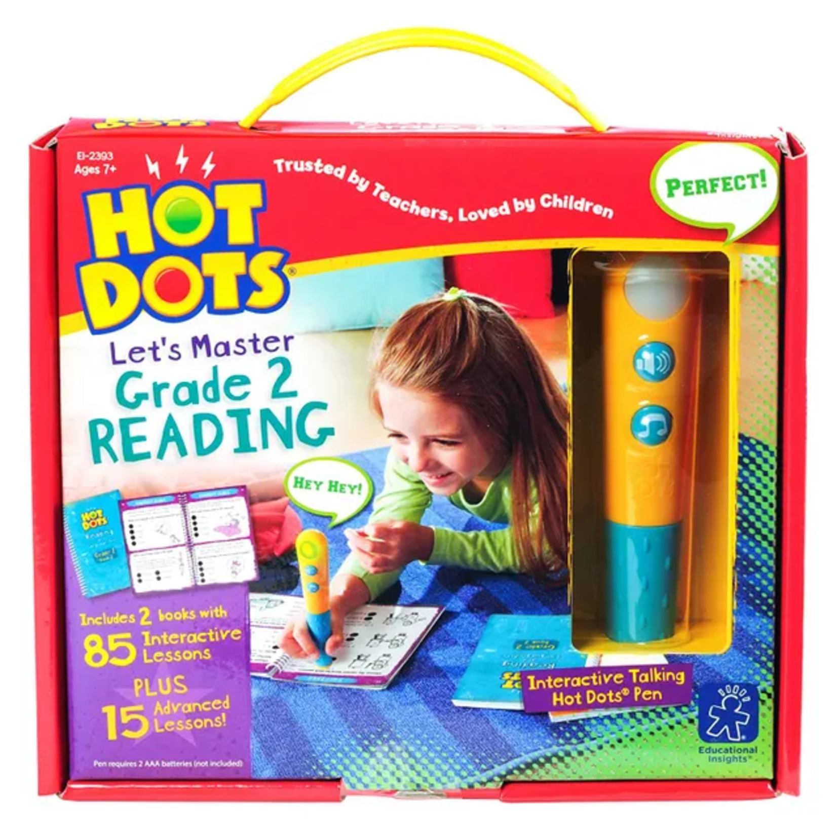 EDUCATIONAL INSIGHTS INC Hot Dots® Jr. Let's Master Grade 2 Reading Set with Hot Dots® Pen