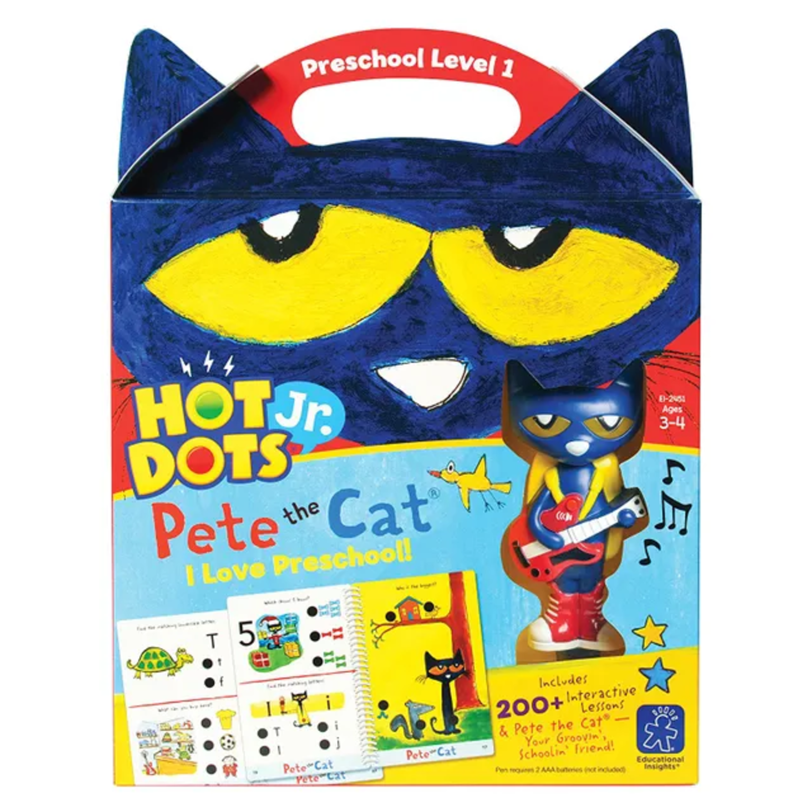 EDUCATIONAL INSIGHTS INC Hot Dots® Jr. Pete the Cat® I Love Preschool