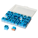 EDUCATIONAL INSIGHTS INC Alphabet Rubber Stamps — Uppercase 5/8"