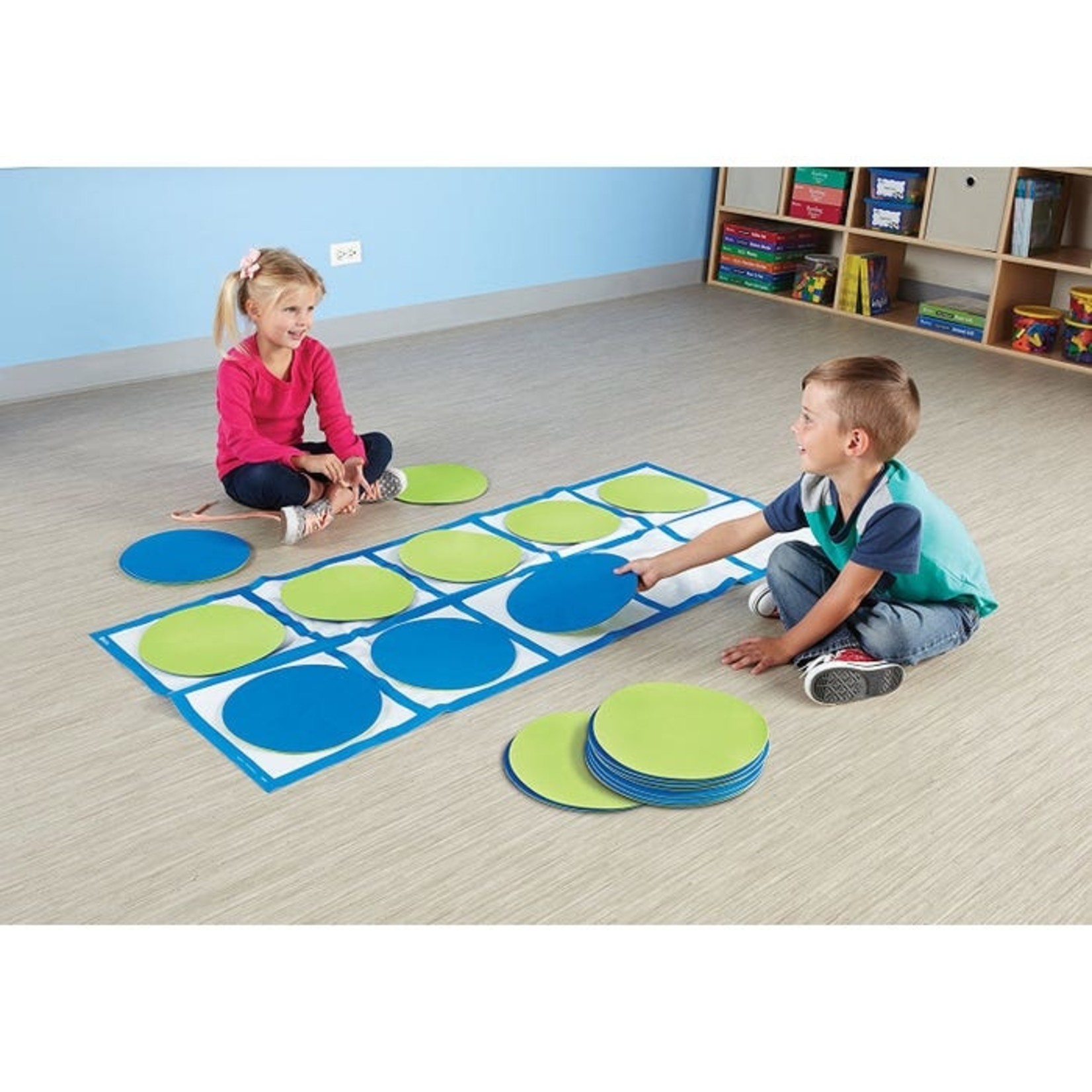 LEARNING RESOURCES INC Ten-Frame Floor Mat Activity Set