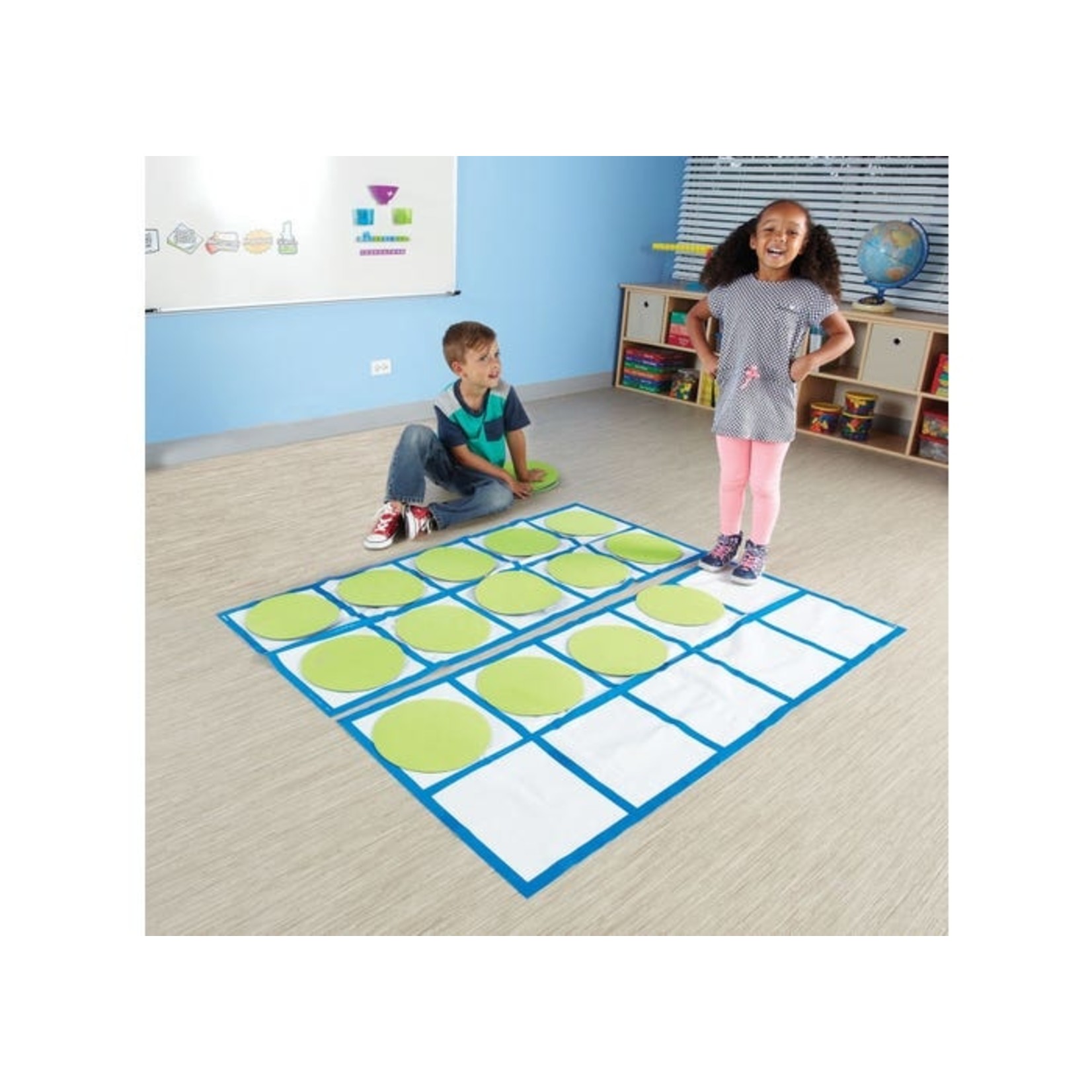LEARNING RESOURCES INC Ten-Frame Floor Mat Activity Set