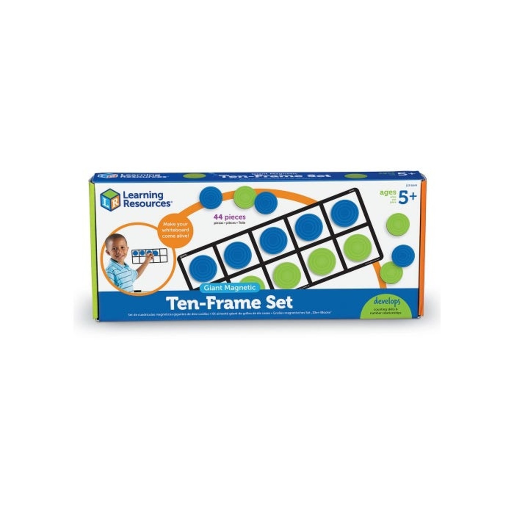LEARNING RESOURCES INC Giant Magnetic Ten-Frame Set
