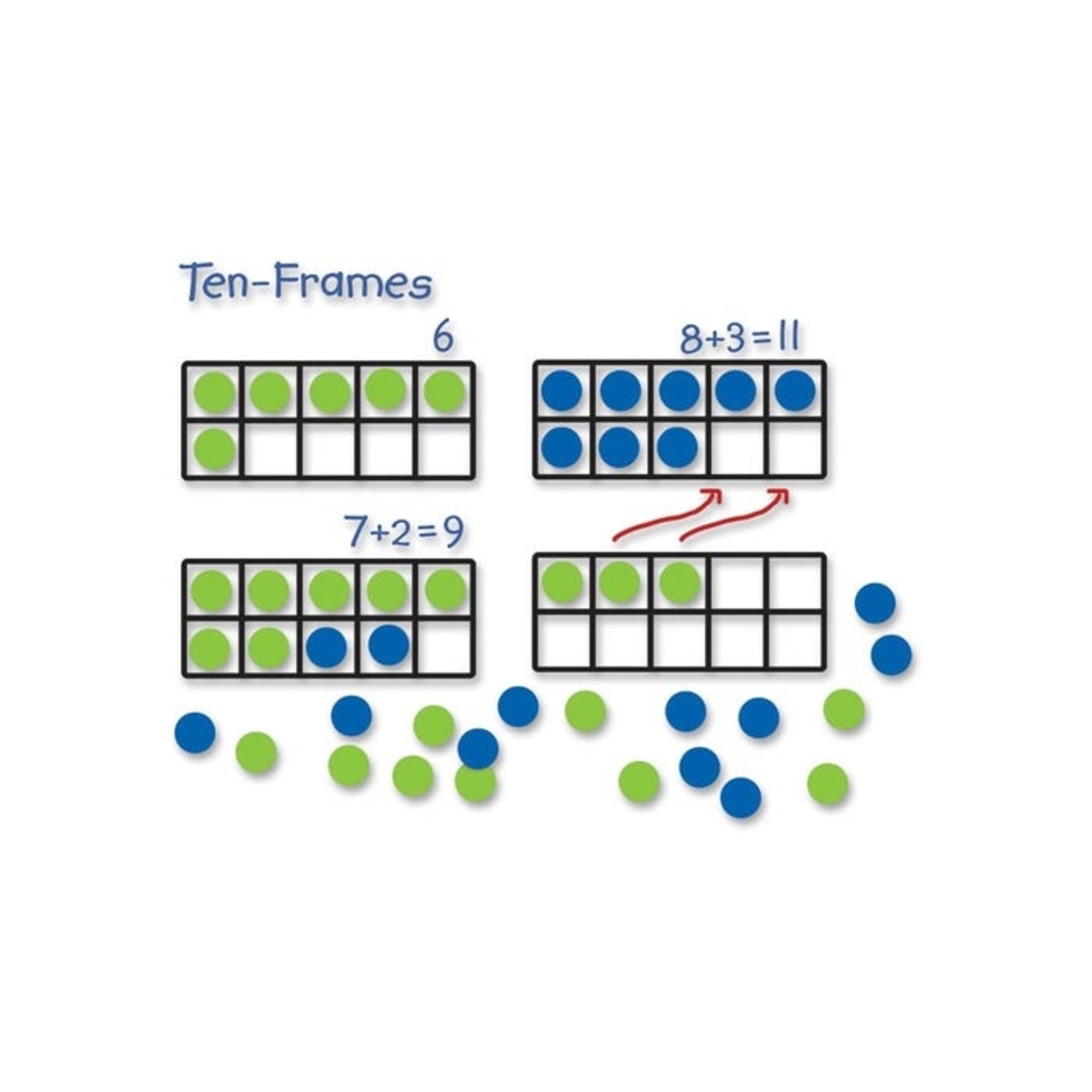 LEARNING RESOURCES INC Giant Magnetic Ten-Frame Set