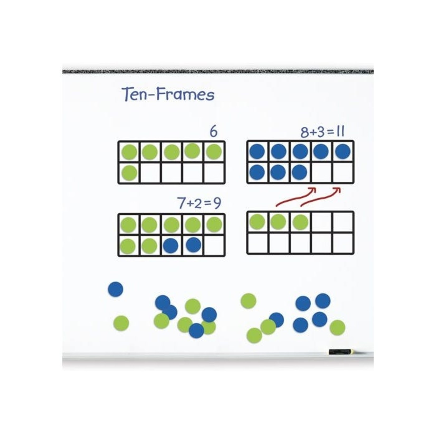LEARNING RESOURCES INC Giant Magnetic Ten-Frame Set