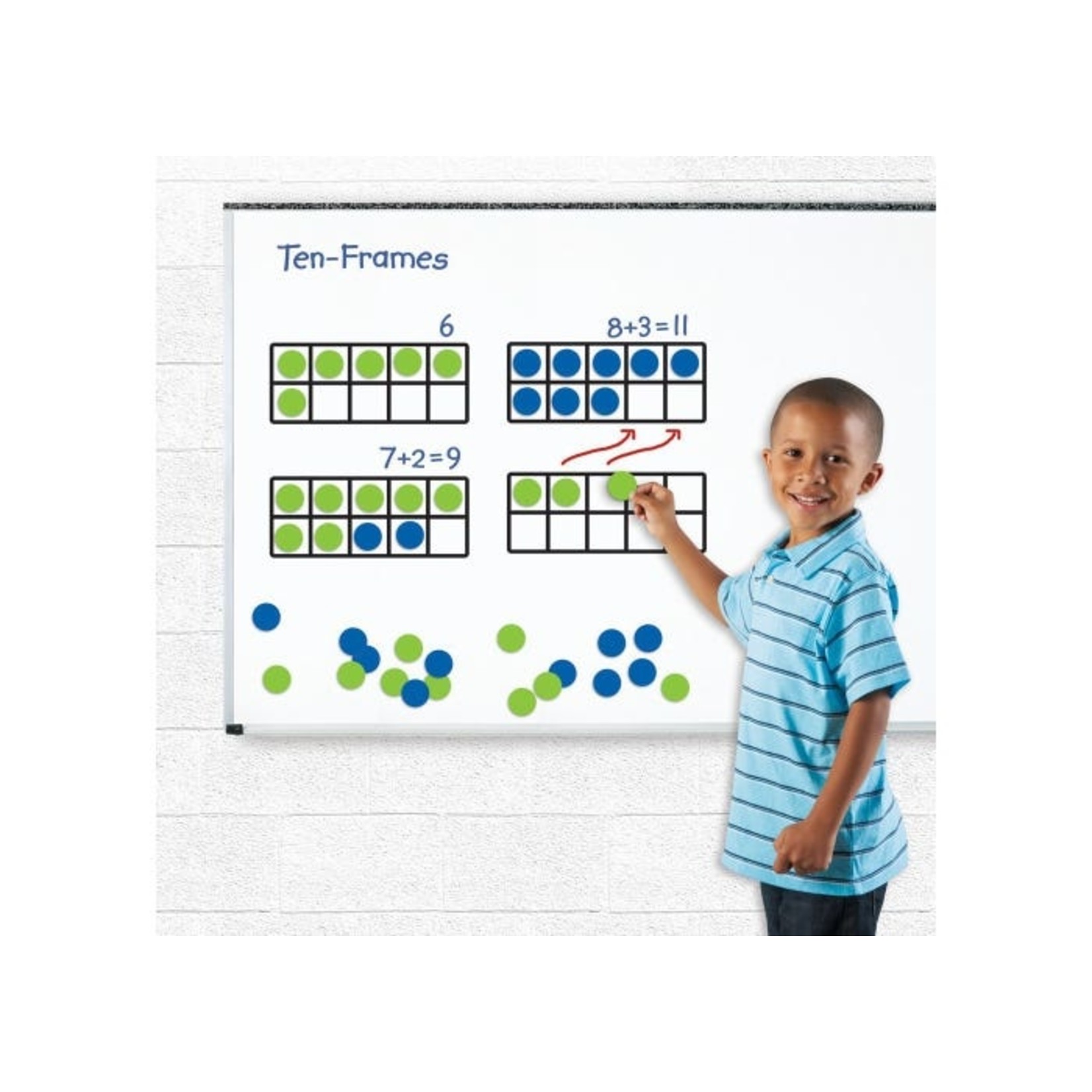 LEARNING RESOURCES INC Giant Magnetic Ten-Frame Set