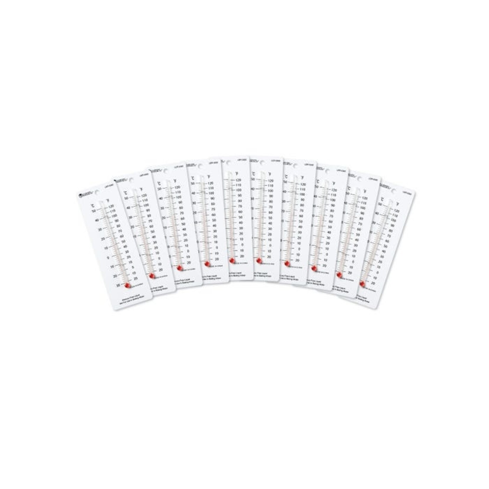 LEARNING RESOURCES INC Student Thermometers, Set of 10