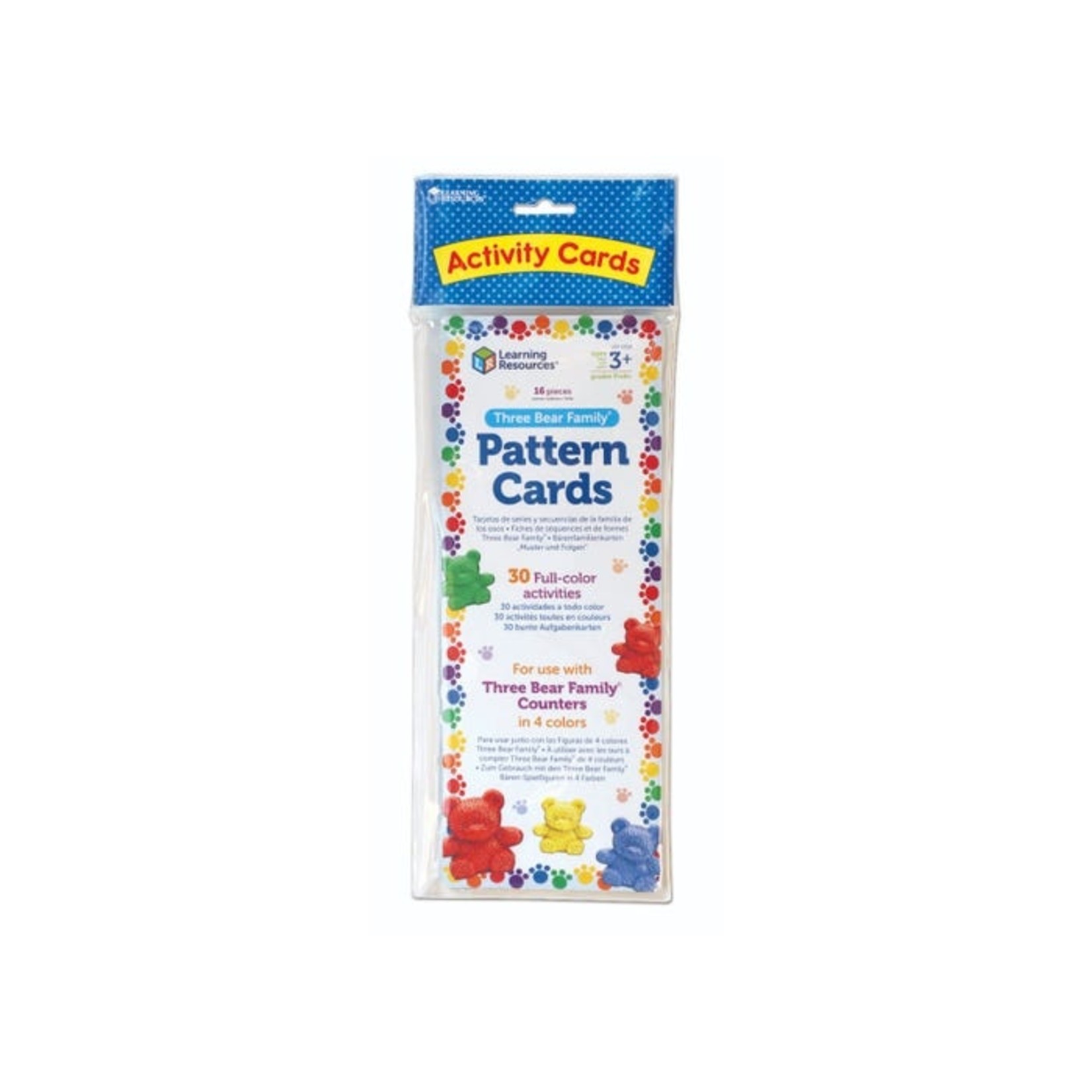 LEARNING RESOURCES INC Three Bear Family® Pattern Cards (Set of 16)