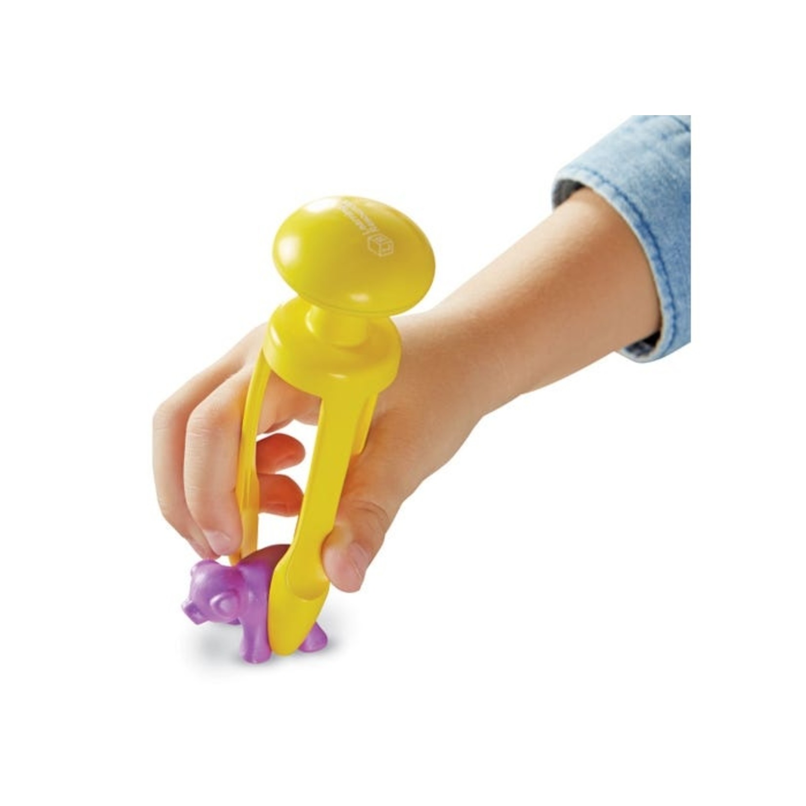 LEARNING RESOURCES INC Tri-Grip Tongs (Set of 6)