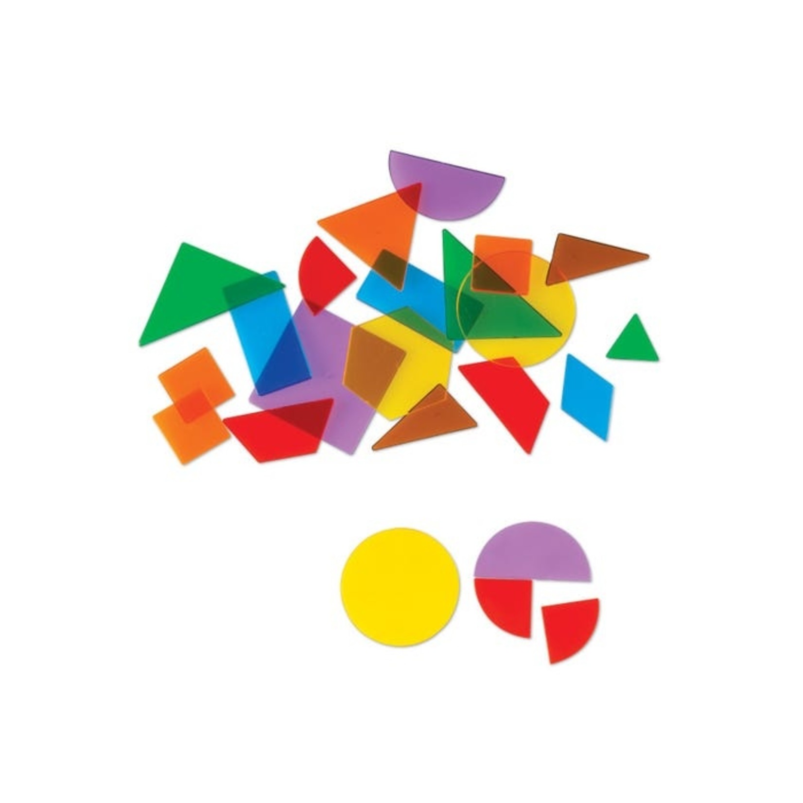 LEARNING RESOURCES INC Translucent Geometric Shapes (Set of 408)