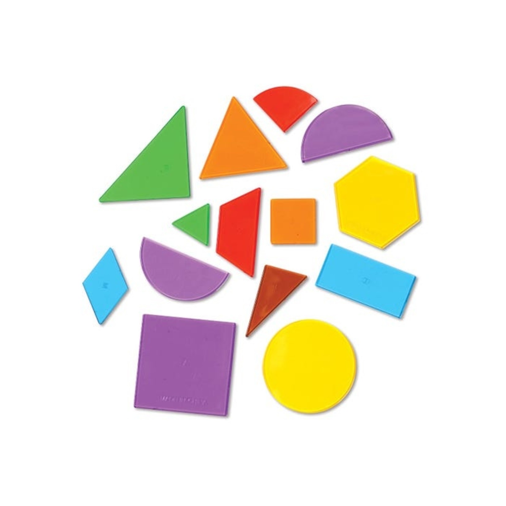 LEARNING RESOURCES INC Translucent Geometric Shapes (Set of 408)