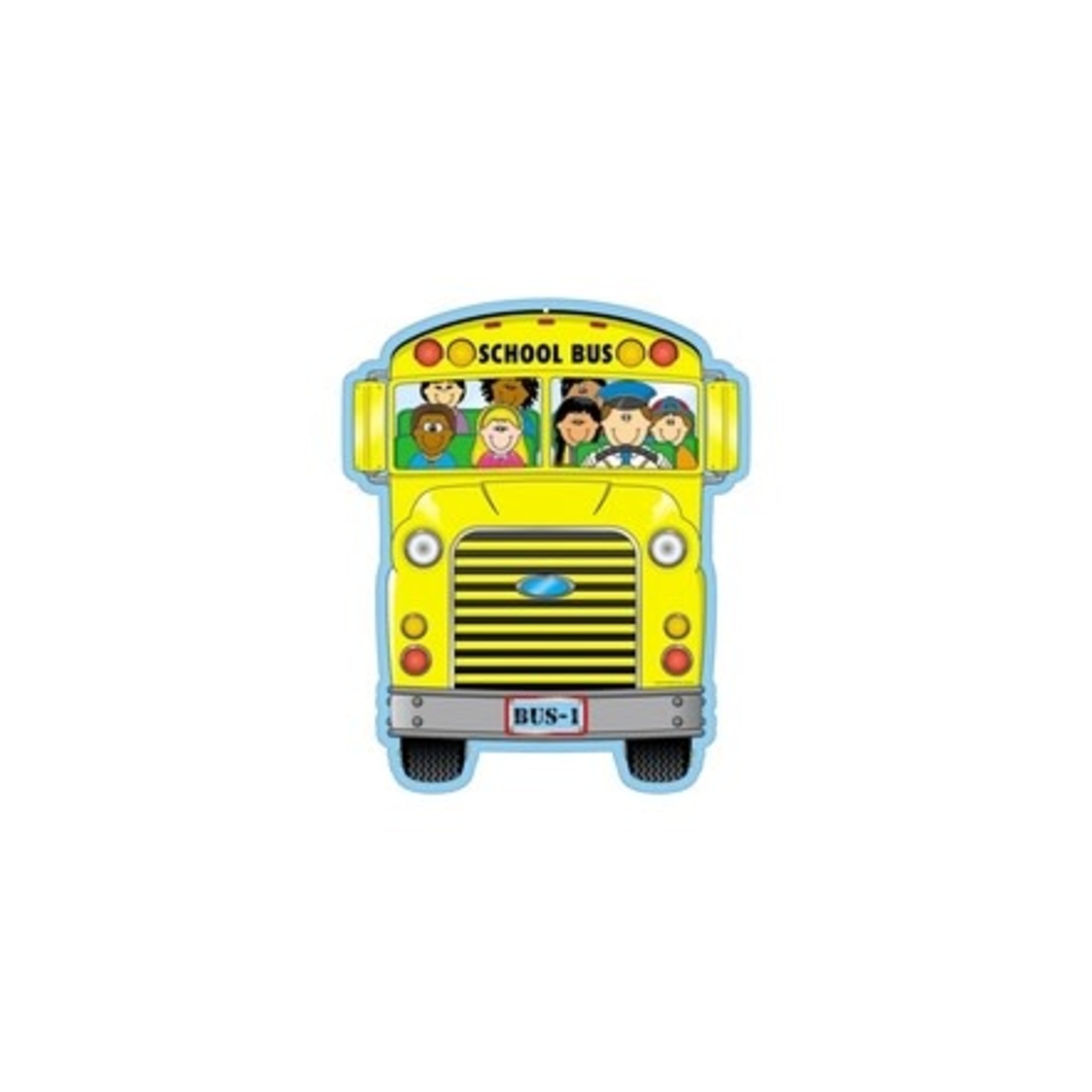 CARSON DELLOSA PUBLISHING CO School Bus Two-Sided Decoration