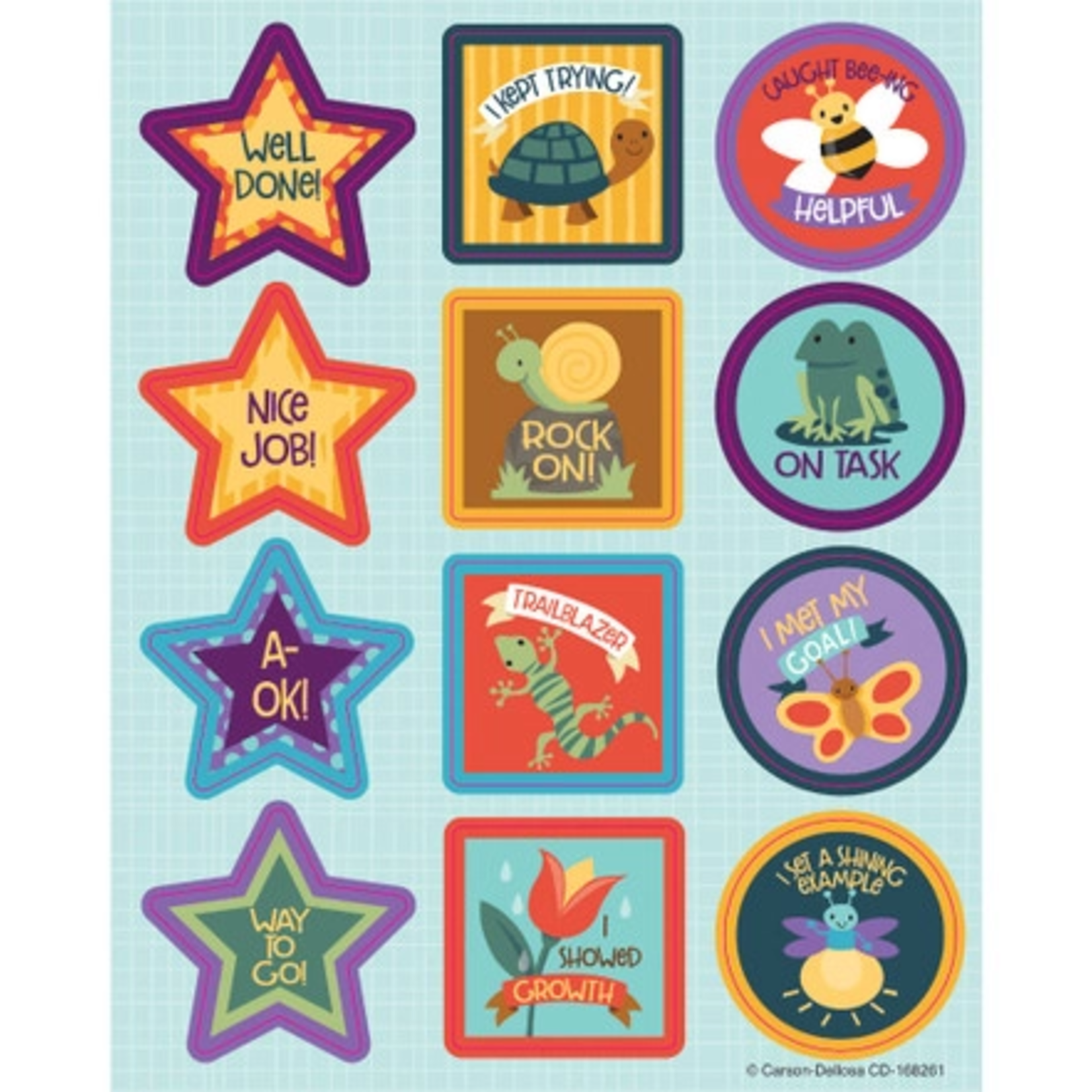 CARSON DELLOSA PUBLISHING CO Nature Explorers Motivators Motivational Stickers
