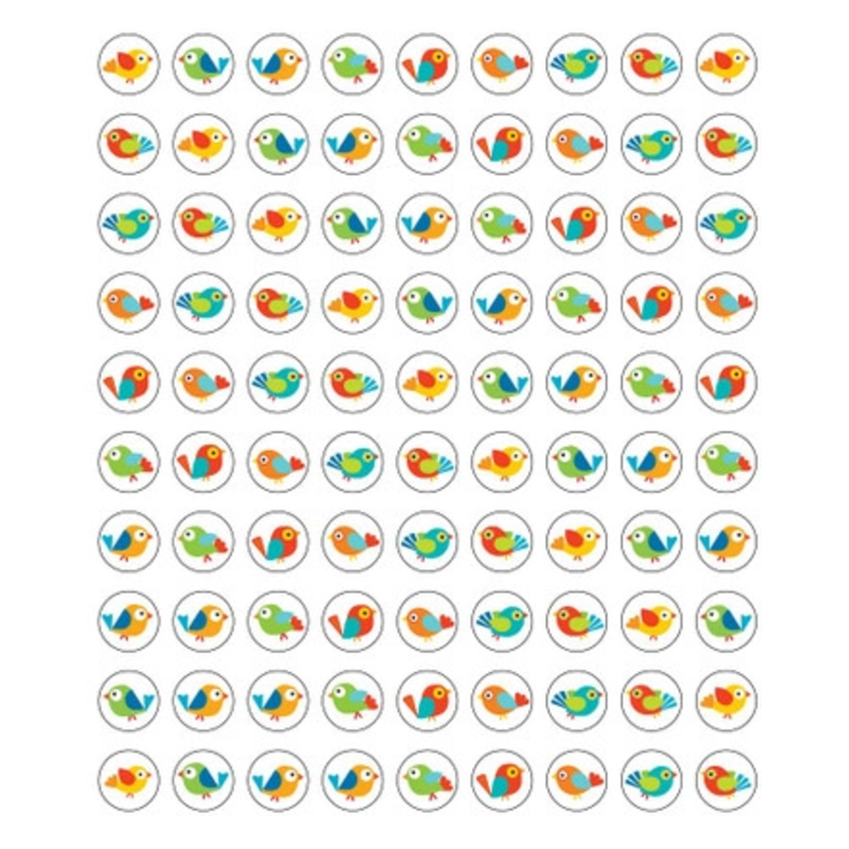 CARSON DELLOSA PUBLISHING CO Boho Birds Chart Seals