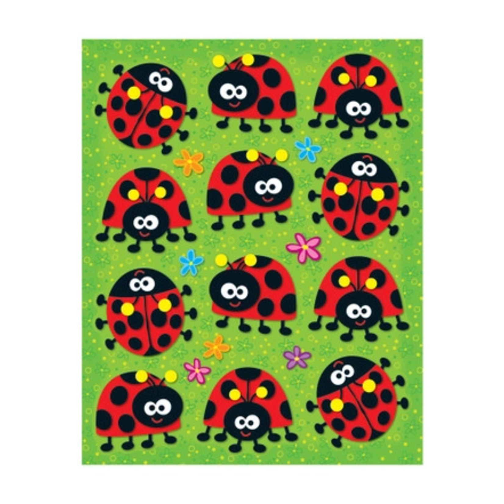 CARSON DELLOSA PUBLISHING CO Ladybugs Shape Stickers
