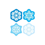 CARSON DELLOSA PUBLISHING CO Snowflakes Shape Stickers