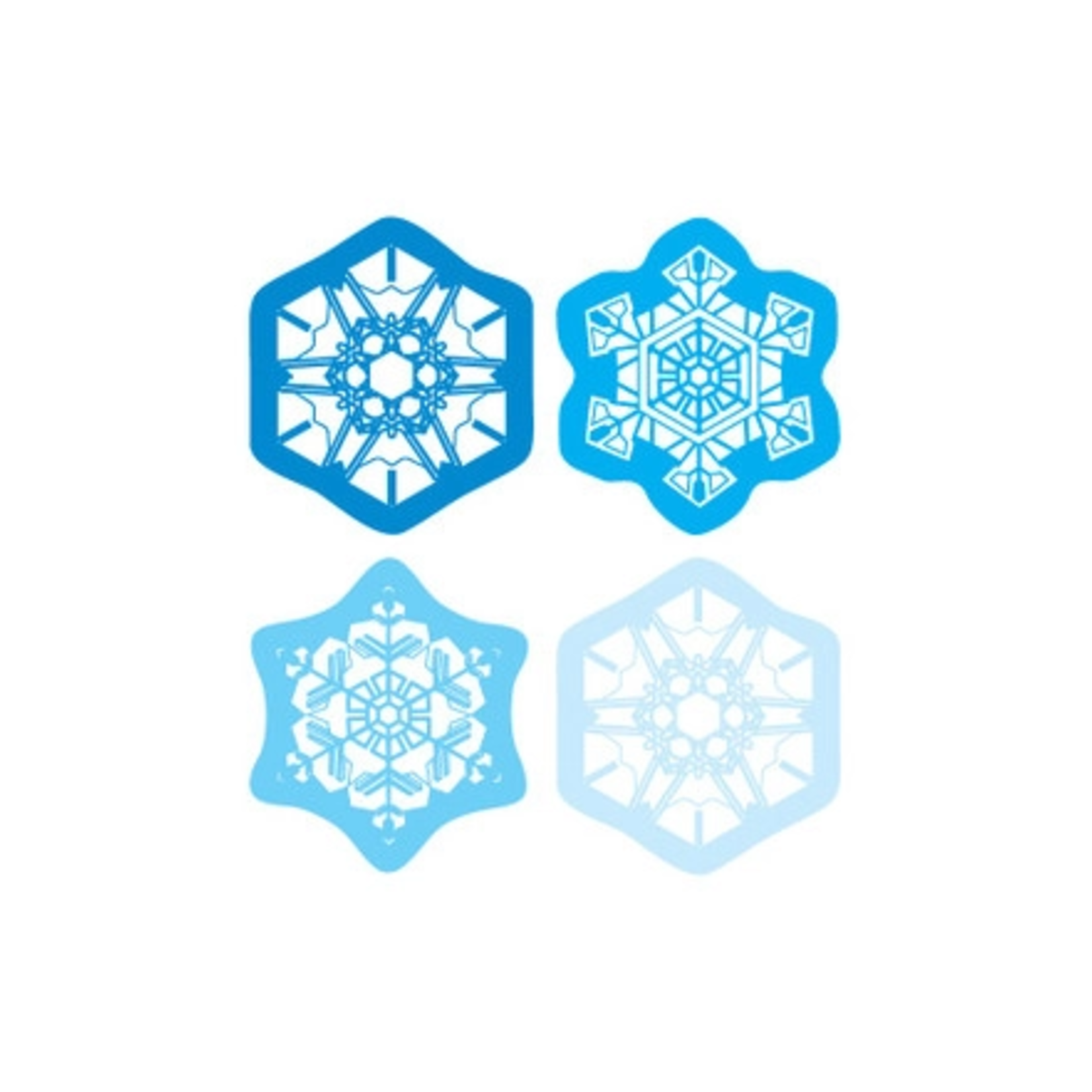 CARSON DELLOSA PUBLISHING CO Snowflakes Shape Stickers