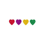 CARSON DELLOSA PUBLISHING CO Hearts, Multicolor Chart Seals