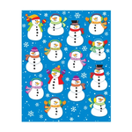 CARSON DELLOSA PUBLISHING CO Snowmen Shape Stickers
