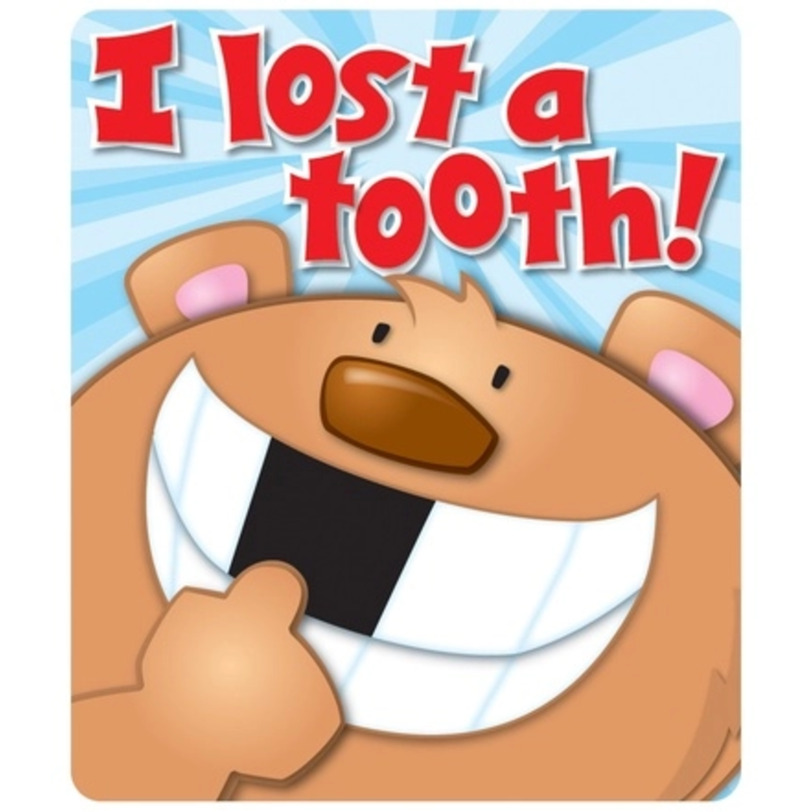 CARSON DELLOSA PUBLISHING CO I Lost a Tooth Motivational Stickers