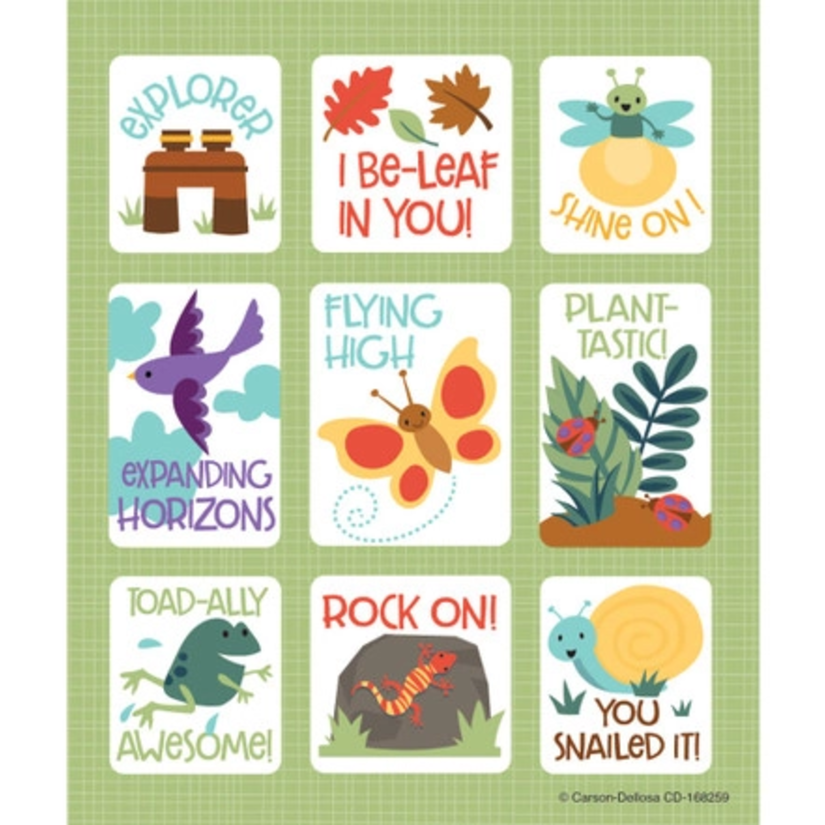 CARSON DELLOSA PUBLISHING CO Nature Explorers Prize Pack Stickers