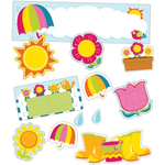 CARSON DELLOSA PUBLISHING CO Spring Mini Bulletin Board Set