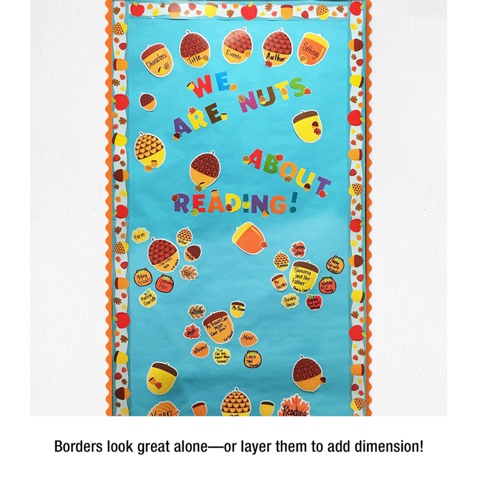 CARSON DELLOSA PUBLISHING CO Apples & Acorns Straight Borders