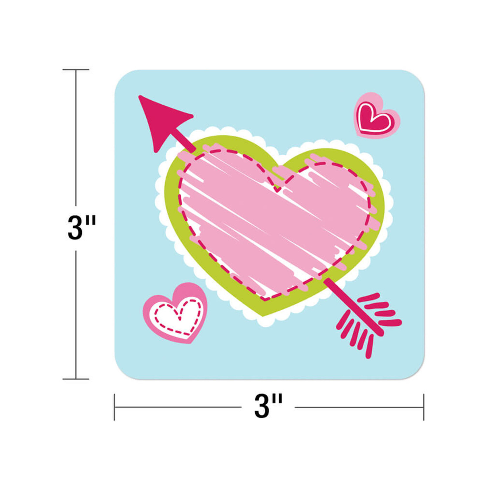 CARSON DELLOSA PUBLISHING CO Hearts Mini Cut-Outs