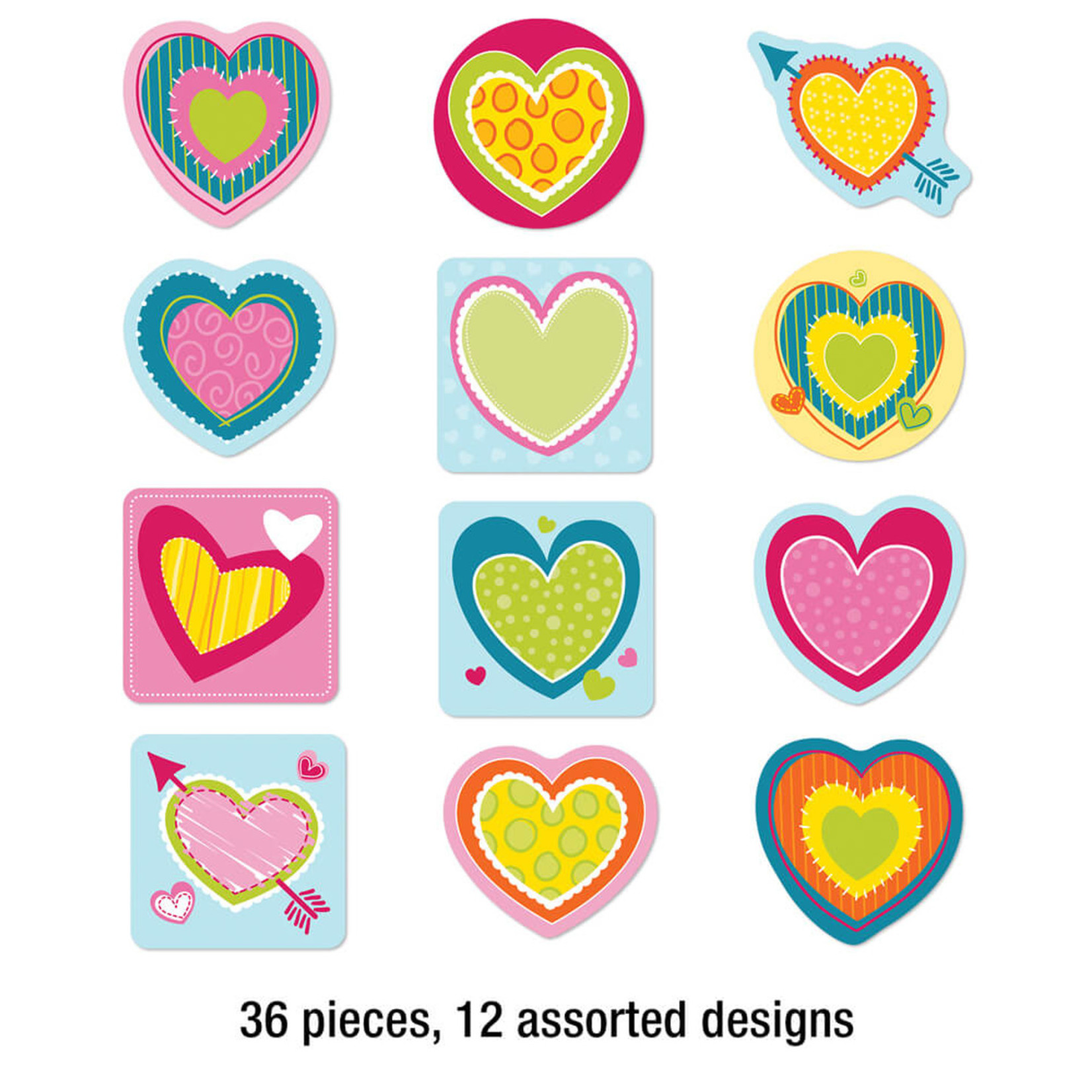 CARSON DELLOSA PUBLISHING CO Hearts Mini Cut-Outs