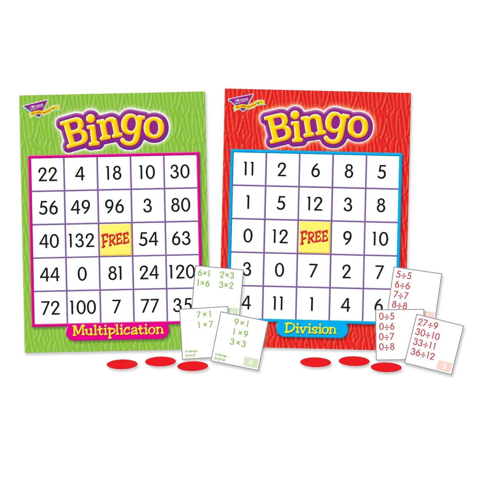 TREND ENTERPRISES INC Multiplication & Division Bingo Game