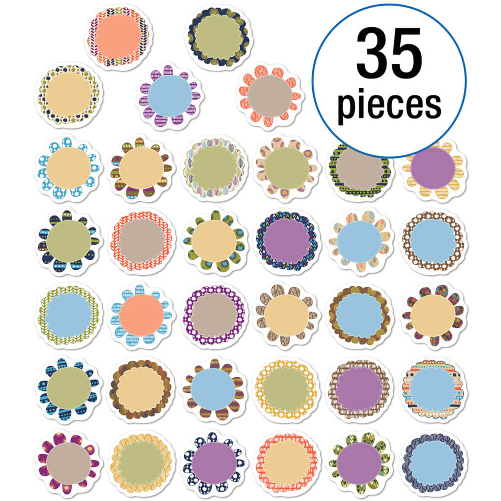 CARSON DELLOSA PUBLISHING CO You-Nique Flowers Mini Cut-Outs