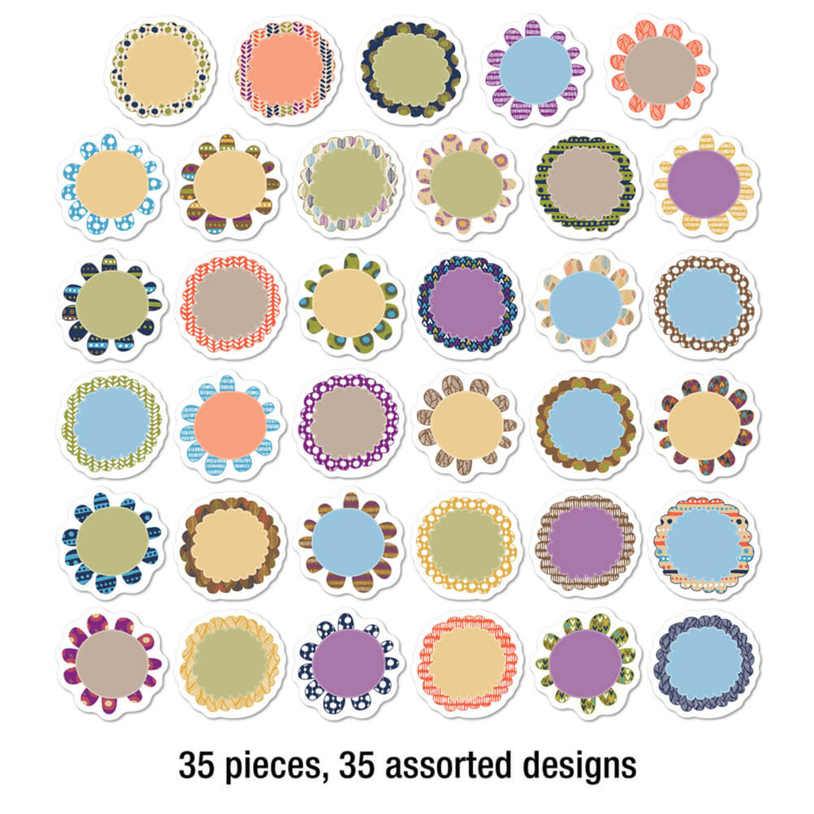 CARSON DELLOSA PUBLISHING CO You-Nique Flowers Mini Cut-Outs