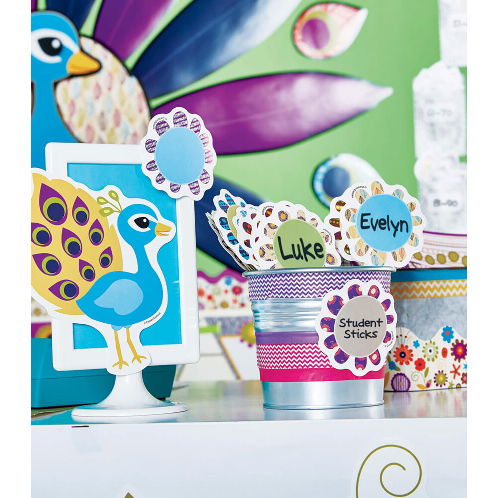 CARSON DELLOSA PUBLISHING CO You-Nique Flowers Mini Cut-Outs
