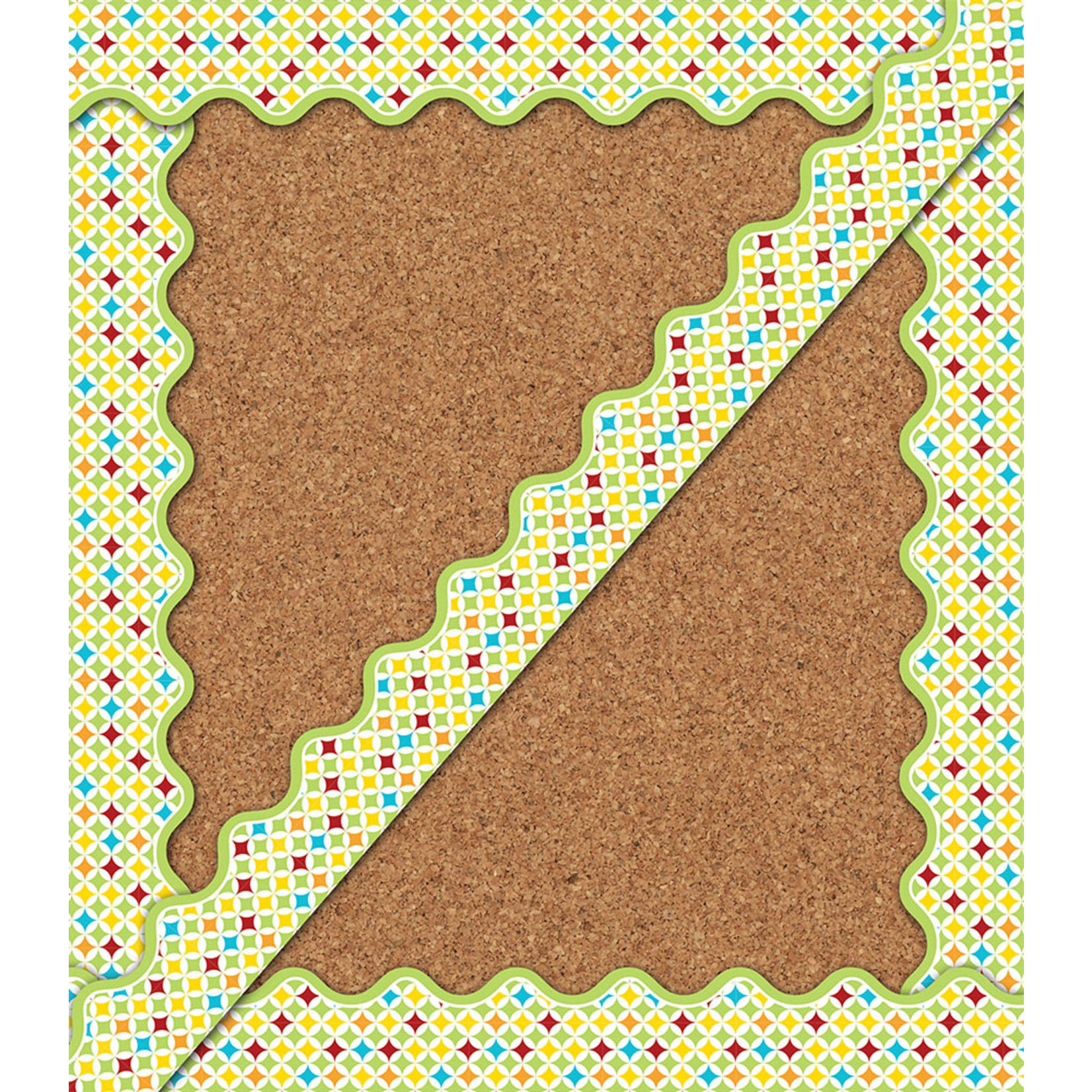 CARSON DELLOSA PUBLISHING CO Hipster Stardust Scalloped Borders