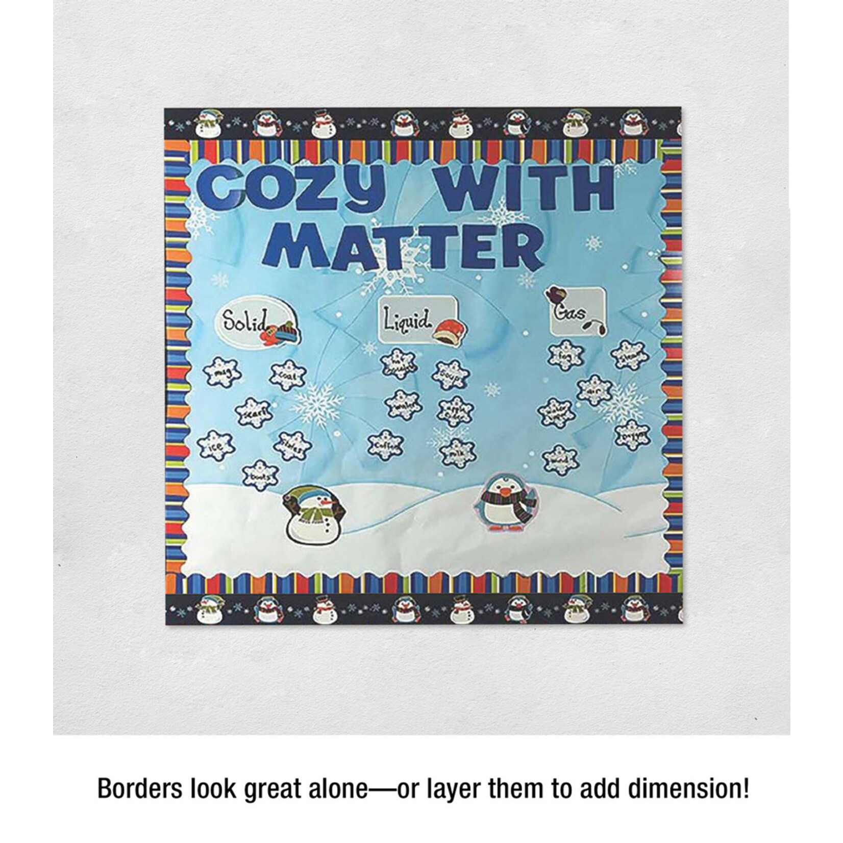 CARSON DELLOSA PUBLISHING CO Winter Fun Straight Borders