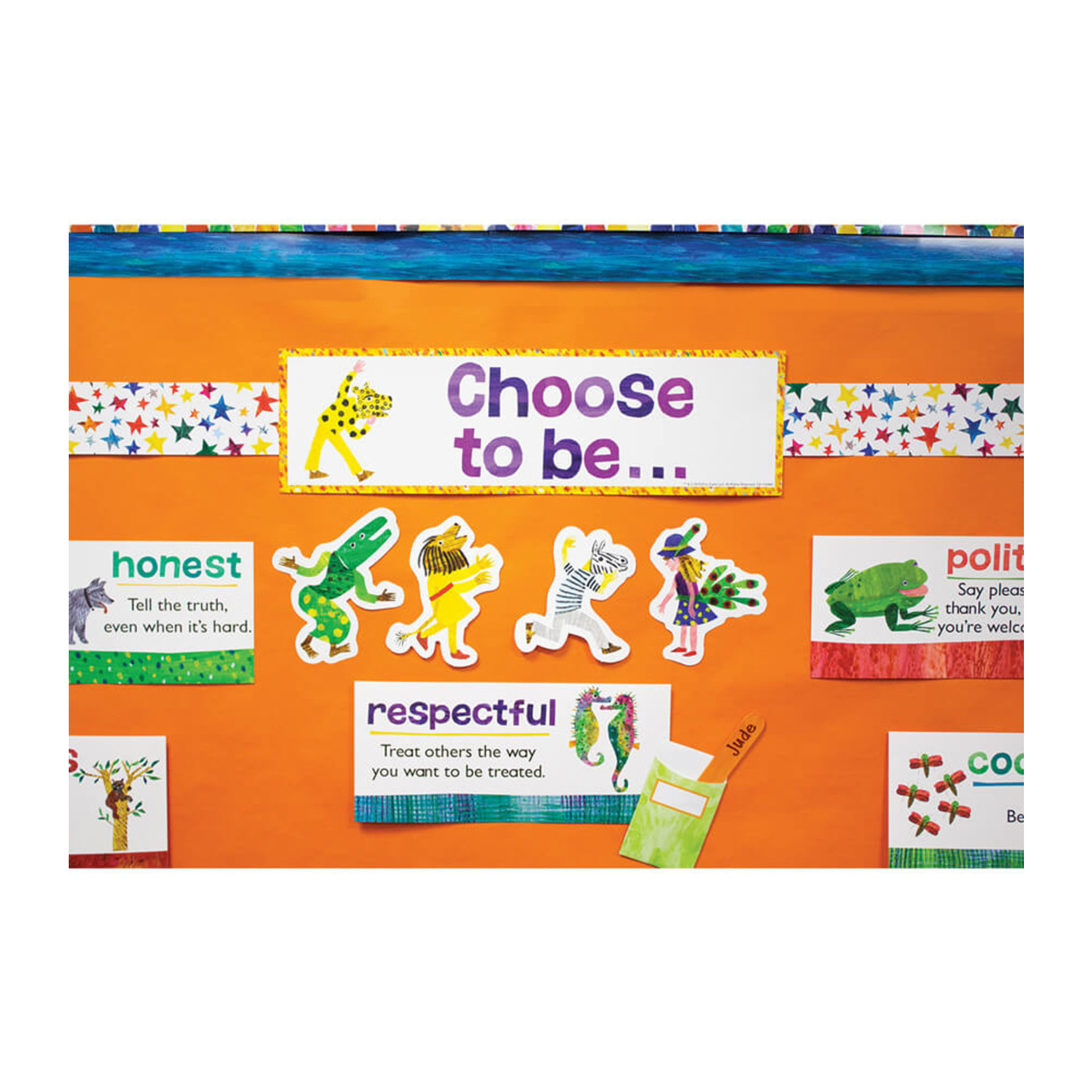 CARSON DELLOSA PUBLISHING CO The World of Eric Carle Sparkling Stars Straight Borders