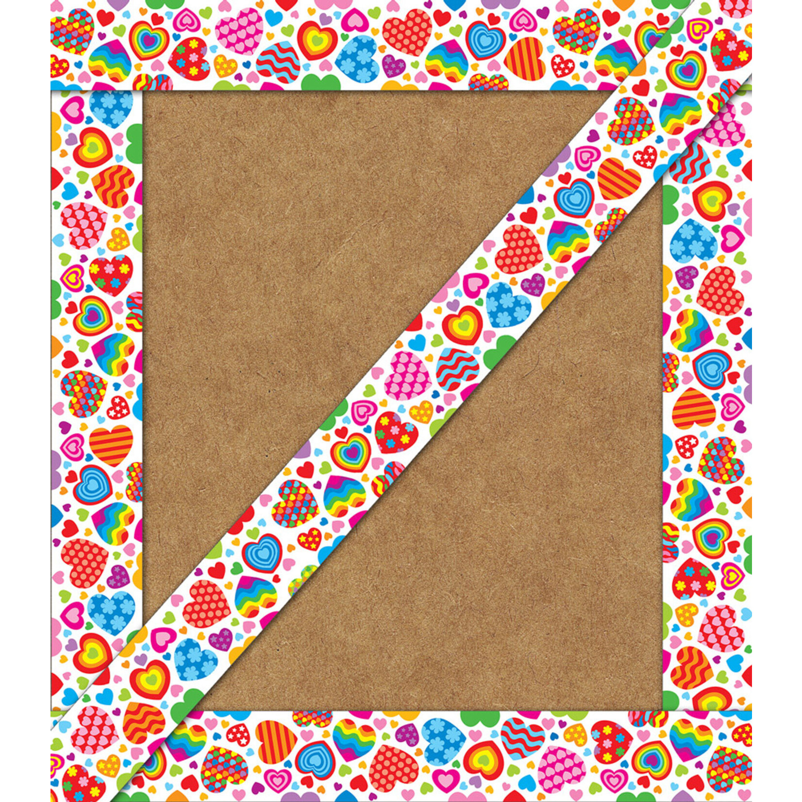 CARSON DELLOSA PUBLISHING CO Groovy Hearts Straight Borders