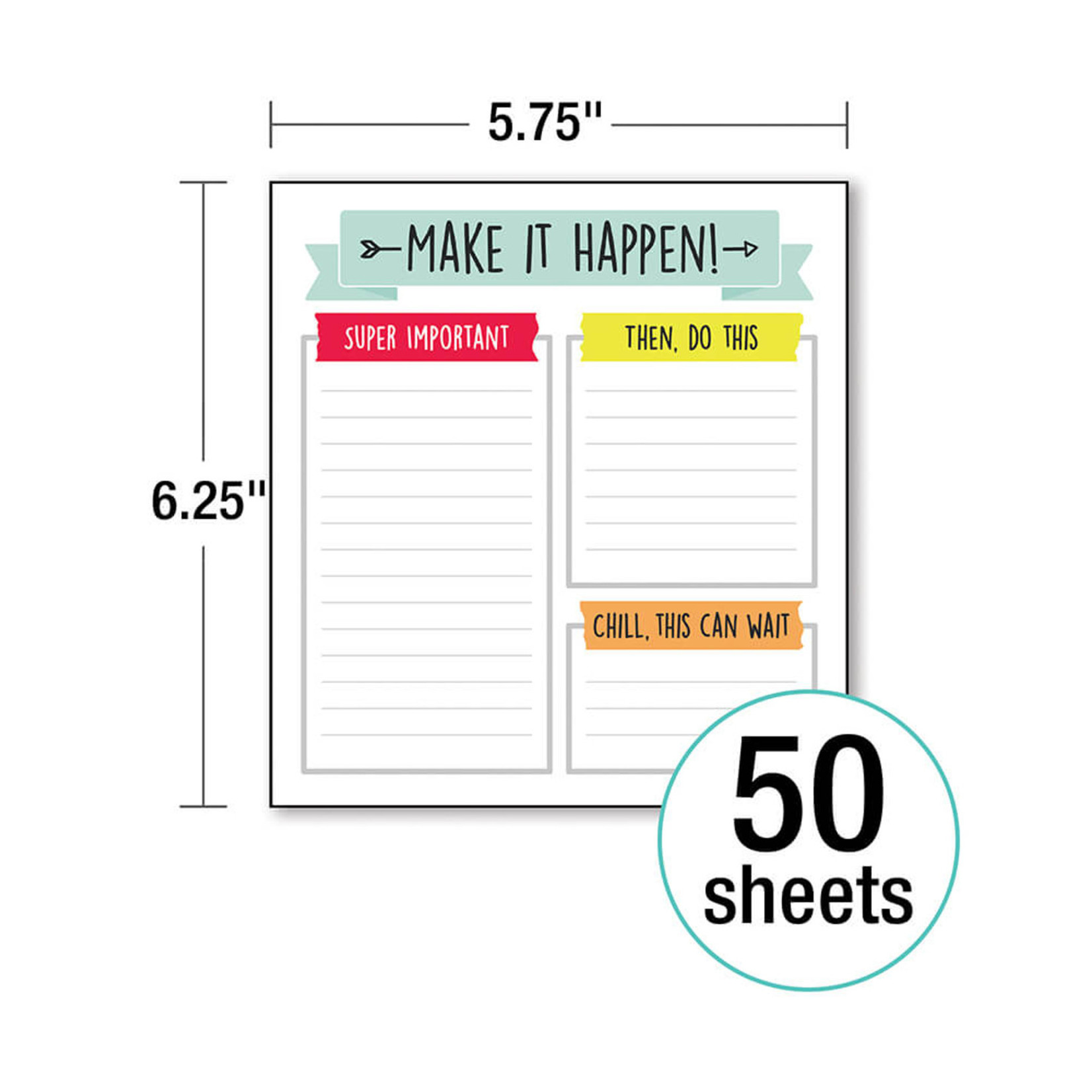 CARSON DELLOSA PUBLISHING CO Aim High Notepad