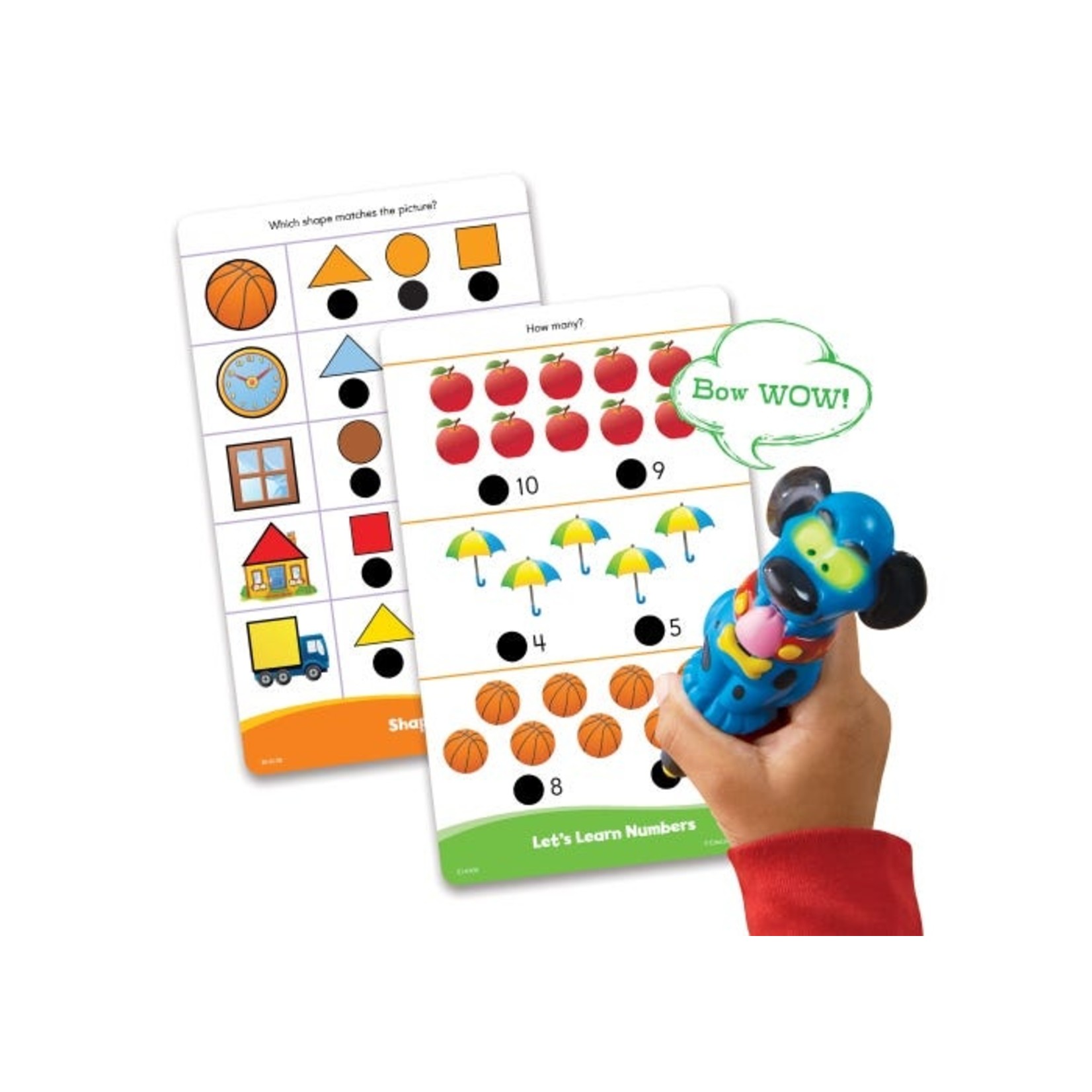 EDUCATIONAL INSIGHTS INC Hot Dots® Jr. Getting Ready for School! Set with Ace—The Talking, Teaching Dog® Pen