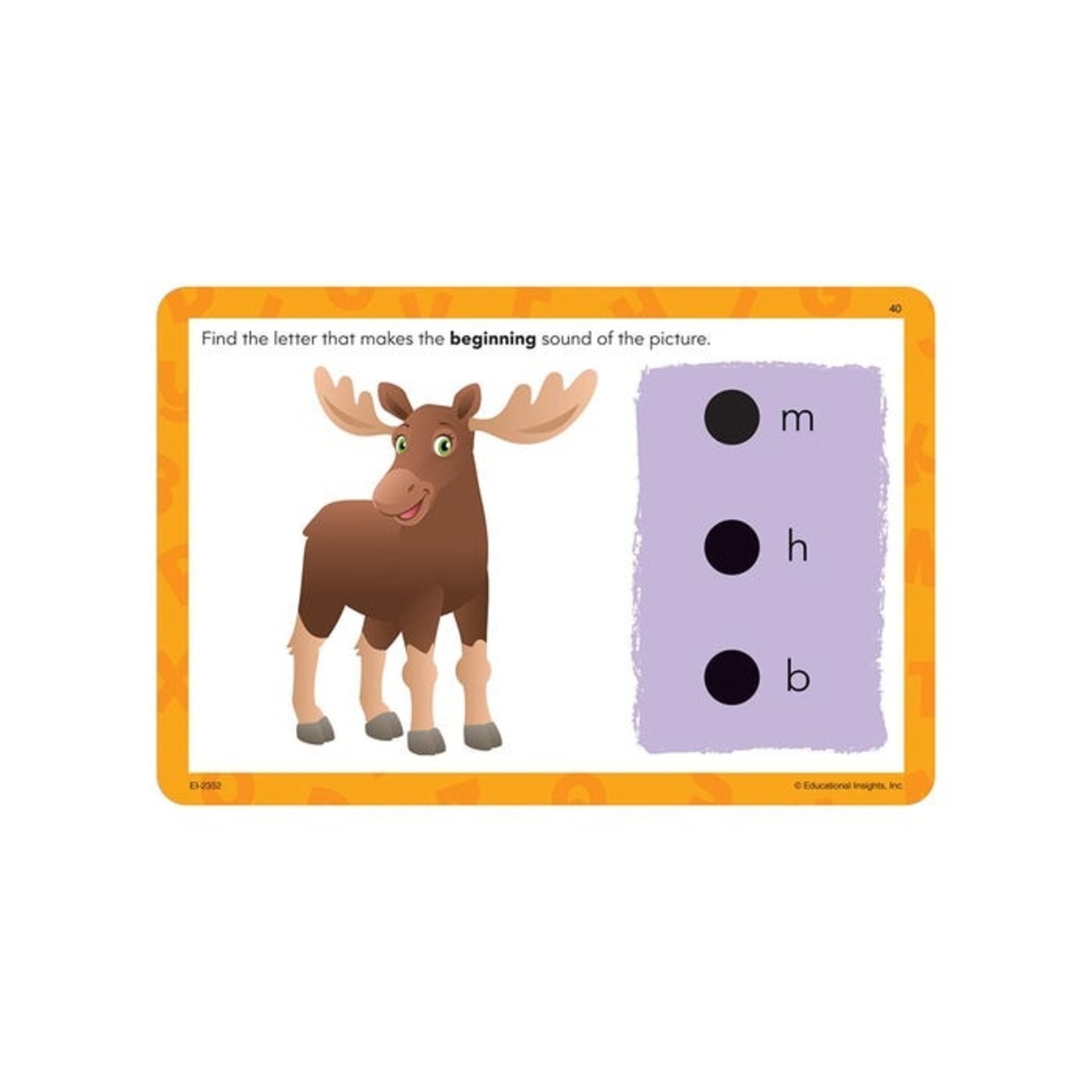 EDUCATIONAL INSIGHTS INC Hot Dots® Jr. Cards - Beginning Phonics