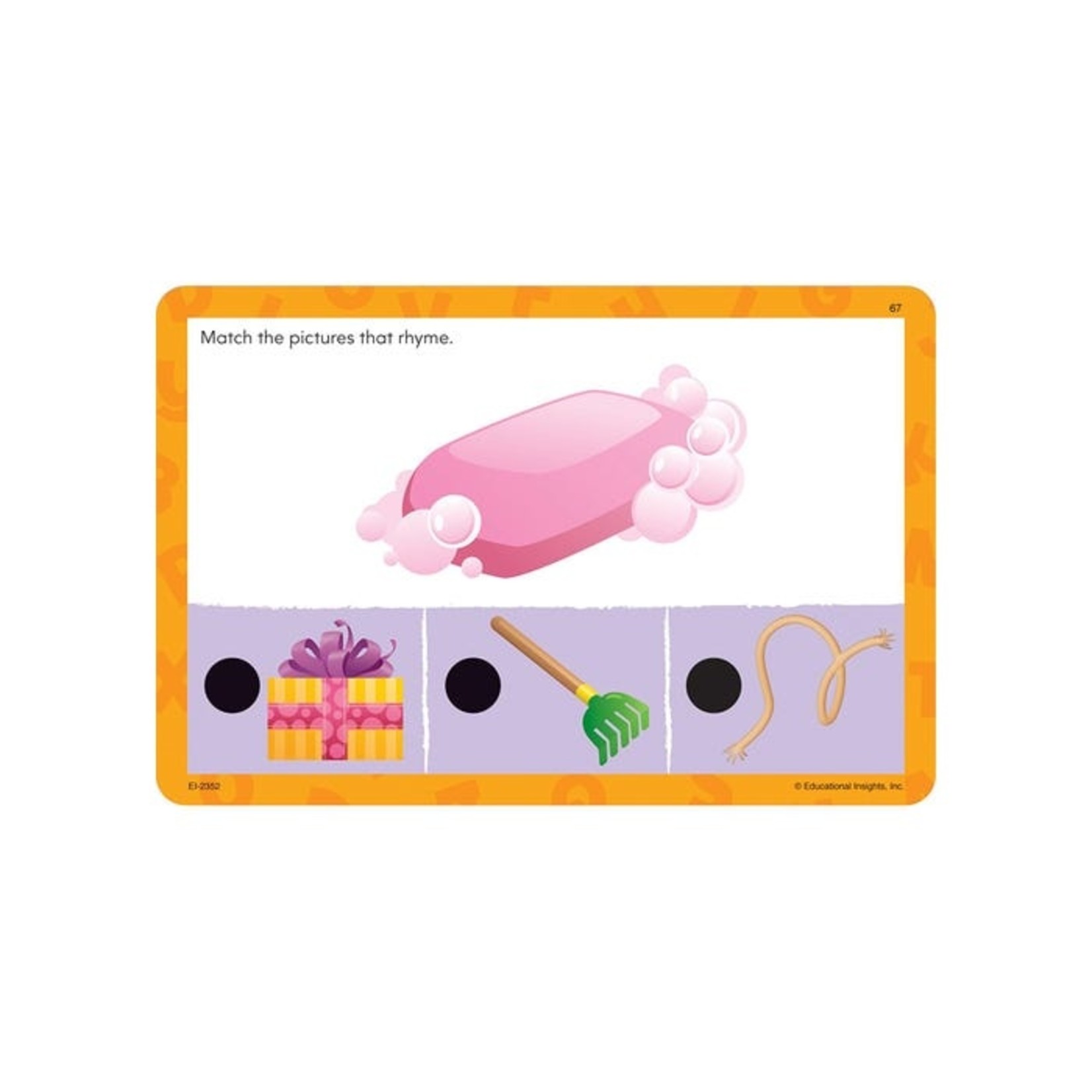 EDUCATIONAL INSIGHTS INC Hot Dots® Jr. Cards - Beginning Phonics