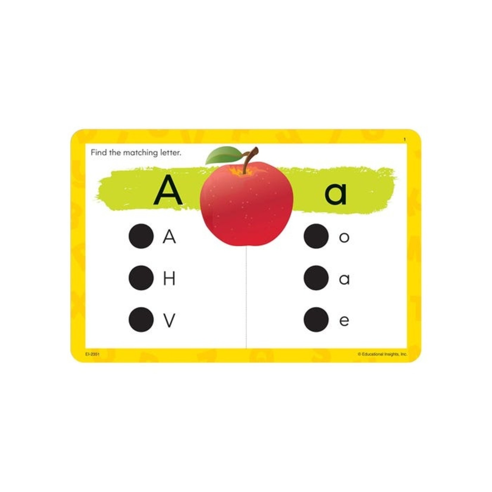 EDUCATIONAL INSIGHTS INC Hot Dots® Jr. Cards - The Alphabet