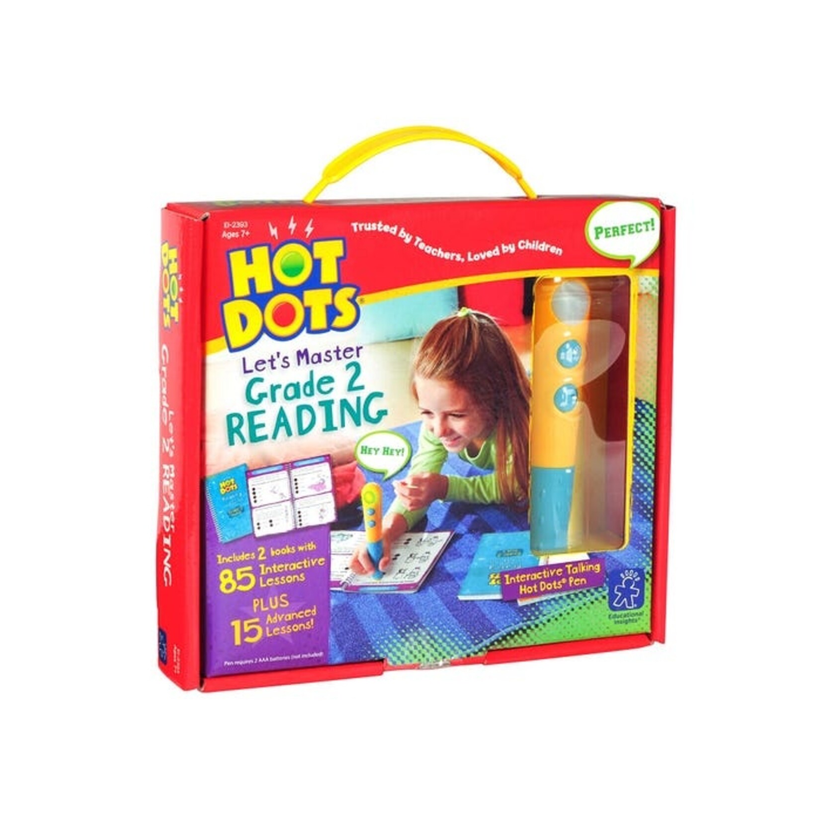 EDUCATIONAL INSIGHTS INC Hot Dots® Jr. Let's Master Grade 2 Reading Set with Hot Dots® Pen