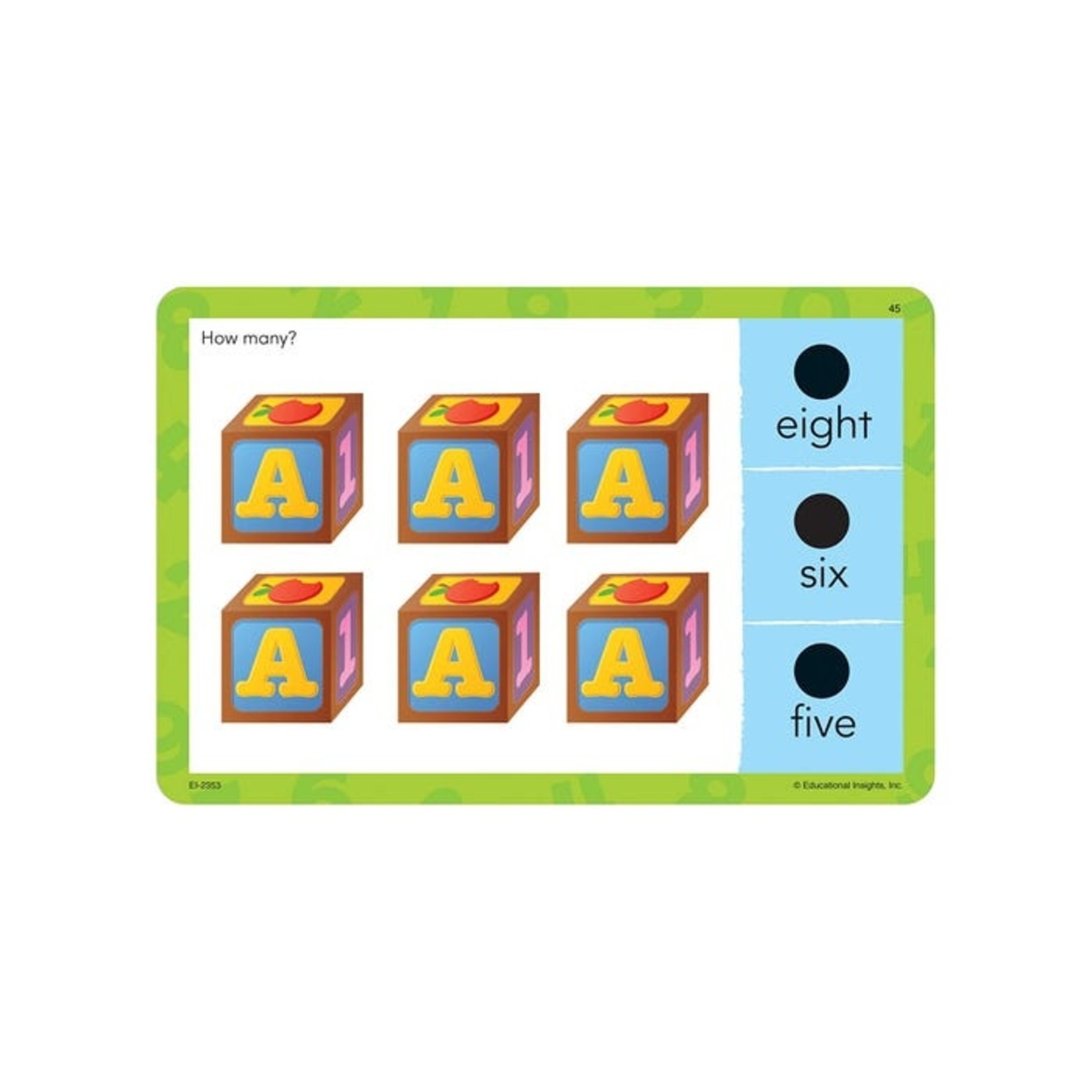 EDUCATIONAL INSIGHTS INC Hot Dots® Jr. Cards - Numbers & Counting