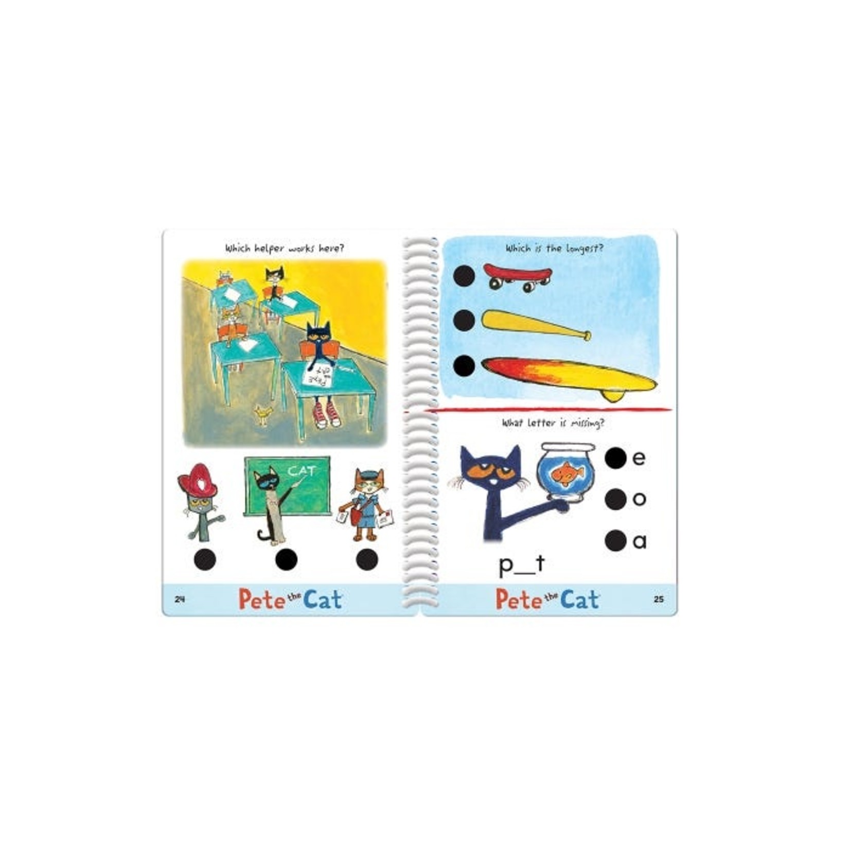 EDUCATIONAL INSIGHTS INC Hot Dots® Jr. Pete the Cat® I Love Kindergarten! Set with Pete the Cat®—Your Groovin', Schoolin', Friend Pen