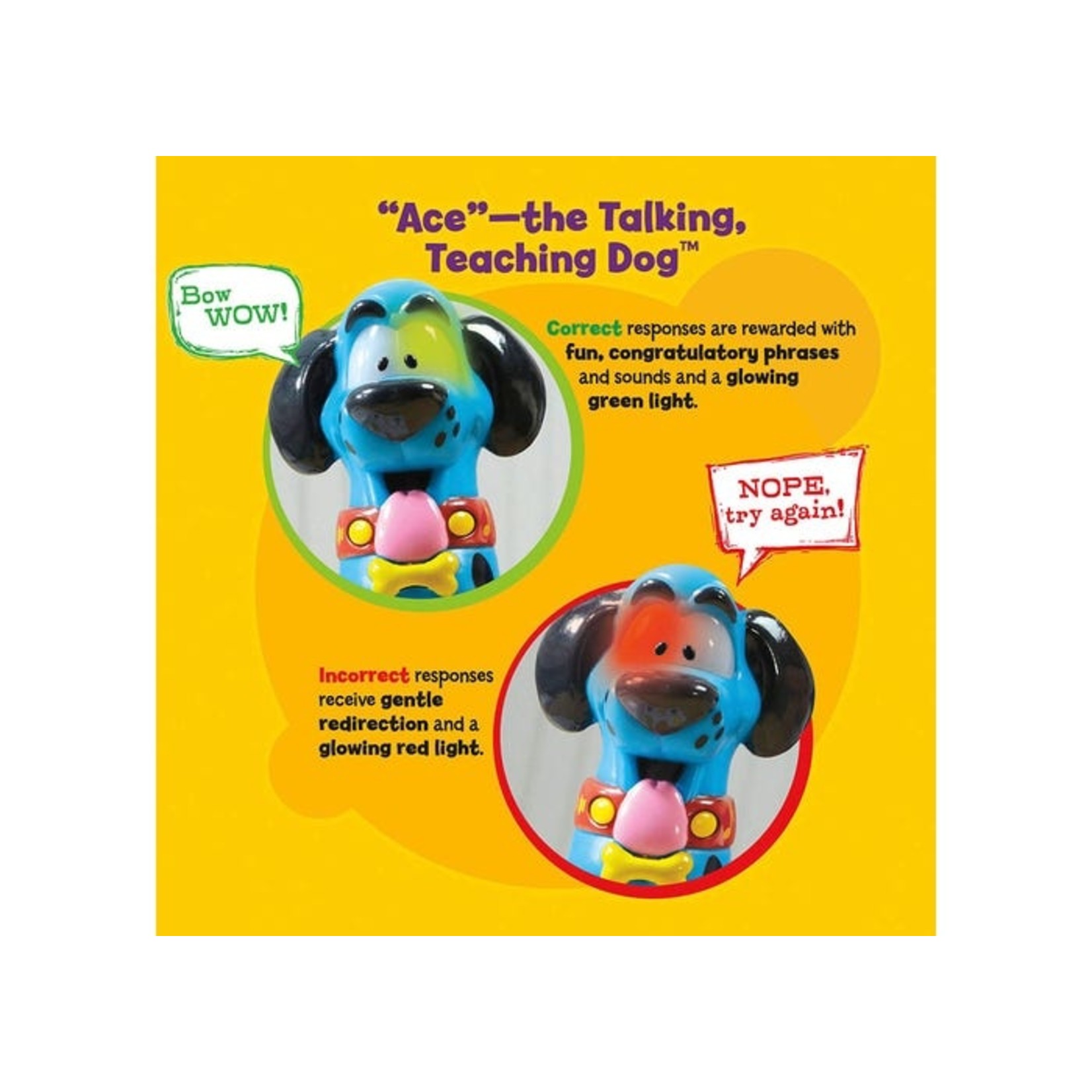 EDUCATIONAL INSIGHTS INC Hot Dots® Jr. Let's Master Kindergarten Reading Set with Ace—The Talking, Teaching Dog® Pen